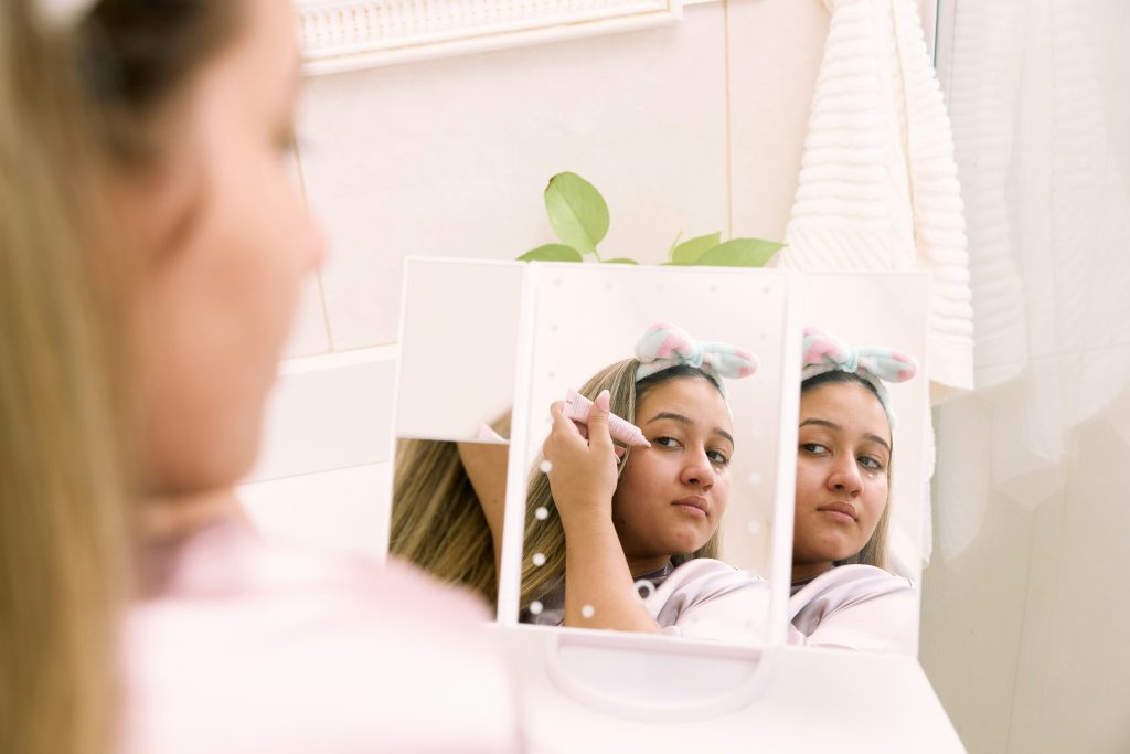 Börn og húðvöruauglýsingar